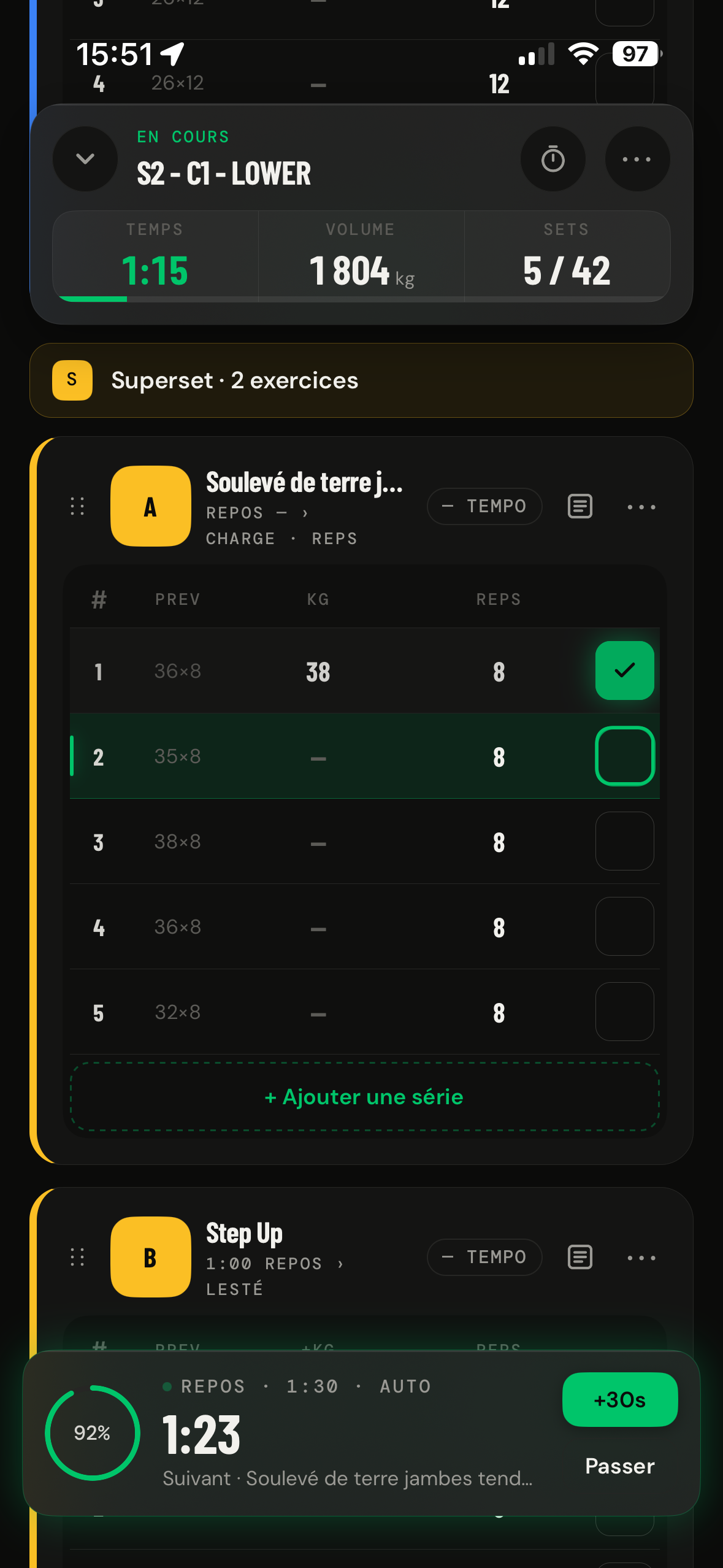 Epilog — séance en cours